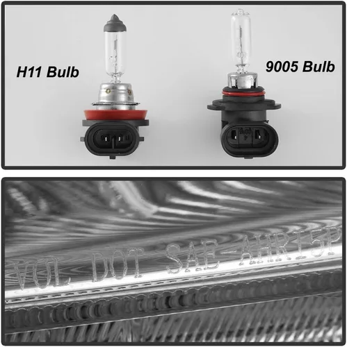 Miniatura 6 de ACANII - Faros de proyector para Toyota RAV4 RAV-4 2009 2010 2011 2012, lámparas para lado del conductor y del pasajero