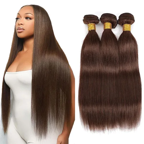 Miniatura 188 de Color 30 paquetes de cabello humano marrón onda del cuerpo paquetes 8 10 12 pulgadas brasileño virgen Remy extensiones de cabello humano doble trama