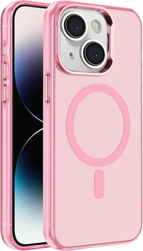 Miniatura 14 de S. Tedazo Funda magnética para iPhone 7/8 Plus (5.5 pulgadas) compatible con MagSafe, [no amarillenta] delgada, a prueba de golpes, funda para Negro