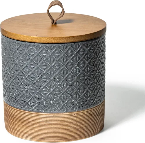 Miniatura 20 de Miamolo Botes de cerámica para café Contenedores de cocina para almacenamiento de alimentos para especias, azúcar, bolsas de té, botes apilables