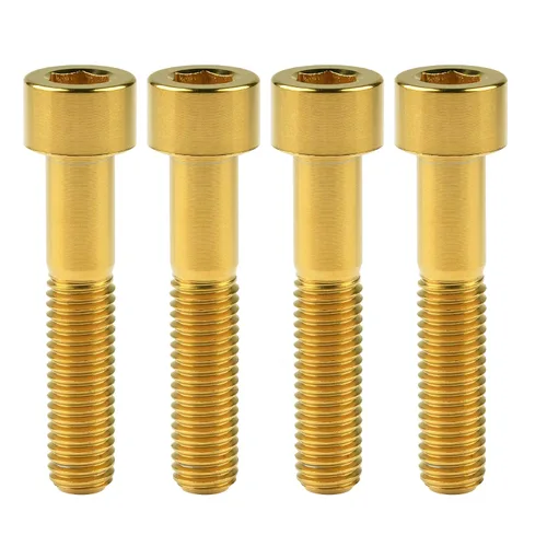 Miniatura 41 de Tornillos Allen de cabeza hueca de titanio M10 20 25 30 35 40 45 50 55 2.362 in Tornillos paquete de 4 (M10 x 0.787 in, paso 0.049 in, negro)