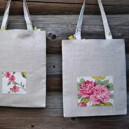 Miniatura 6 de JAPCHET Tela de lino de costura de 59 x 157 pulgadas/4 yardas, tela de lino bordado por yarda para costura, manualidades, bolsos, prendas, manteles