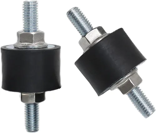 Miniatura 9 de Soportes de goma macho M8x23mm con tuercas de seguridad hembra, aisladores antivibración de 30x20mm, amortiguadores de choque para bombas de agua