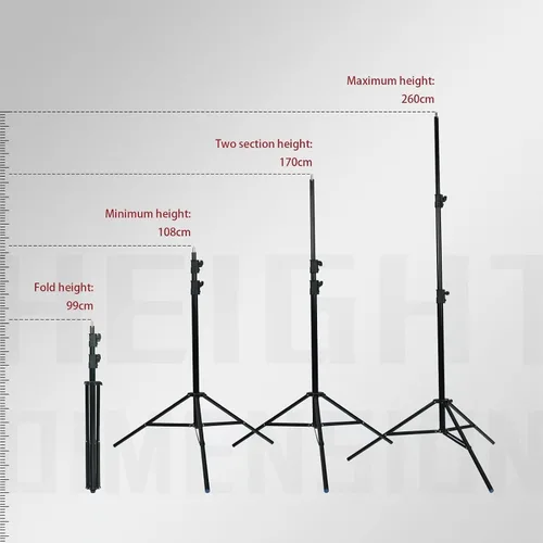 Miniatura 2 de EACHSHOT L-2600S - Soporte de luz para Amaran 200X 200D 100X 100D