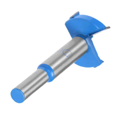 Miniatura 22 de Taladro de posicionamiento de la broca de perforación de 0.591 in Forstner Brocas de carburo de tungsteno Agujero de madera Sierra Bisagra Broca