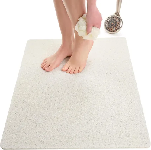Miniatura 128 de Tapete de ducha antideslizante para bañera - Tapete de baño de lufa para baño - Tapete de baño de 40 x 16 pulgadas - Alfombra de baño antideslizante
