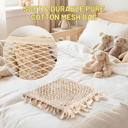 Miniatura 7 de Ofiray-home Hamaca de animales de peluche, red de almacenamiento de animales de peluche, decoración del hogar del dormitorio de los niños, red