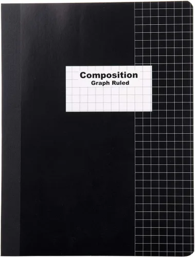 Miniatura 2 de Mintra Office Libros de composición – Tapa flexible resistente (1 paquete, mármol negro Comp – rayado universitario)