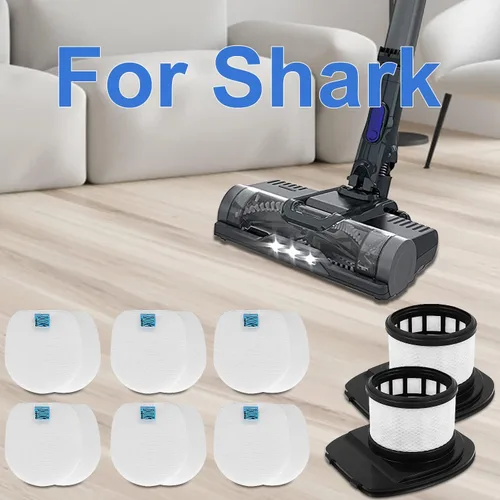 Miniatura 8 de Dentego - Paquete de 8 filtros IX141, piezas de repuesto para aspiradora inalámbrica Shark Rocket Pet Pro IX140 IX141 IX142 IZ140 IZ140C IZ141C