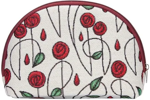 Miniatura 12 de Signare Bolsa de cosméticos para tapiz, bolsa de maquillaje para mujer con diseño floral