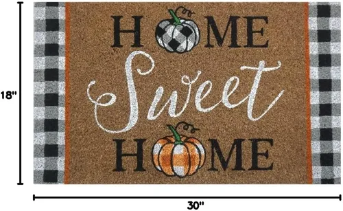 Miniatura 2 de Briarwood Lane Home Sweet Home Calabazas Otoño Fibra Natural Coir Felpudo 20 - Dulce casero