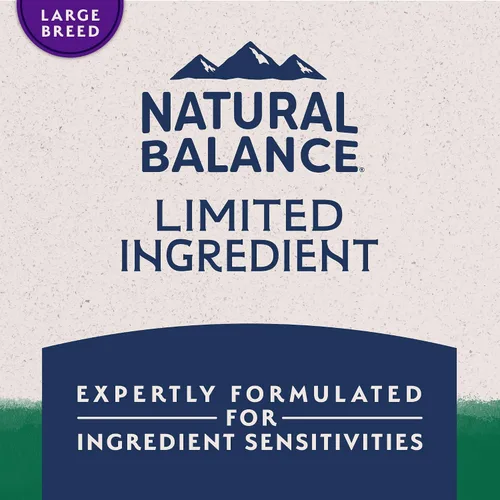 Miniatura 7 de Natural Balance Alimento Seco para Perros Adultos de Raza Grande con Ingredientes Limitados con Granos Saludables, Receta de Cordero y Arroz