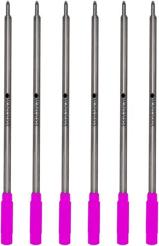 Miniatura 22 de Monteverde Recambios de bolígrafo suave USA para adaptarse a bolígrafos cruzados, punta media, tinta morada, paquete de 2 – Rendimiento de escritura