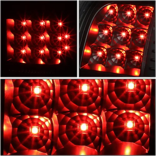 Miniatura 3 de Auto Dynasty Luces Traseras de Cola Compatibles con 2007-2014 GMC Sierra 1500 2500HD 3500HD, Luces de Freno DRL Completas LED para Conductor