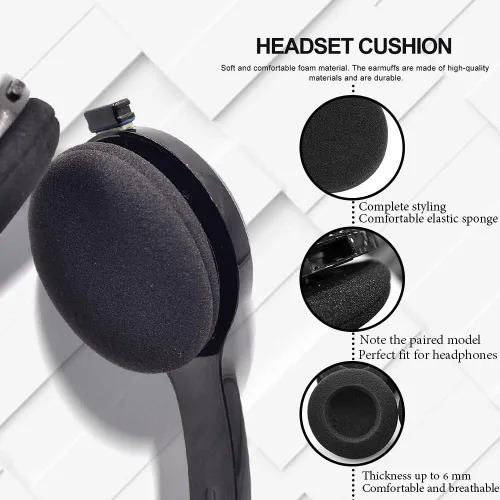 Miniatura 5 de 10 X auriculares auriculares espuma almohadilla de oído cubierta 2.520 in