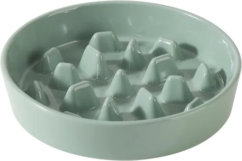 Miniatura 80 de Havniva Tazón de cerámica de 0.9 tazas para perros de alimentación lenta para perros pequeños, alimentador lento para mascotas de 6.1 pulgadas, 1 x