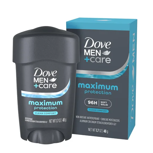 DOVE MEN + CARE Protección Clínica Antitranspirante en Barra Clean Comfort para Hombres 96 Horas de Protección contra el Sudor y el Olor