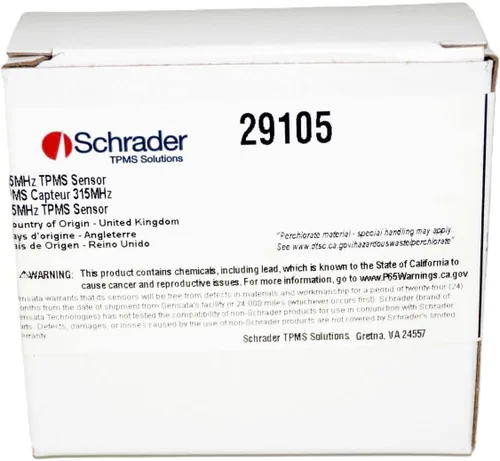 Miniatura 2 de Sensor TPMS - Hyundai/Kia 315MHz Abrazadera en OEM #s 52933-2F000, 52933-A5000