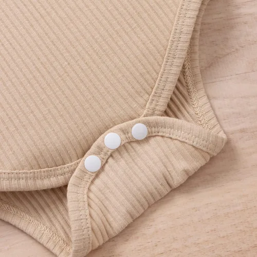 Miniatura 5 de Conjunto de ropa de verano para bebés recién nacidos, manga con volantes, camiseta con tirantes florales y pantalones cortos con diadema