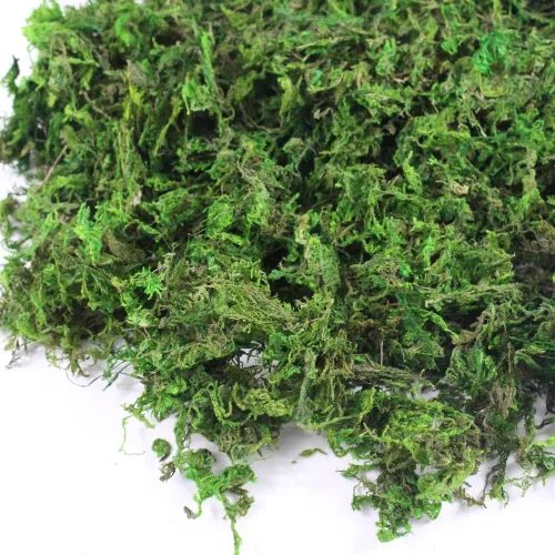 Miniatura 2 de Musgo artificial, musgo verde de 10.5 onzas para decoración, musgo sintético para manualidades, musgo decorativo para plantas de interior, centros