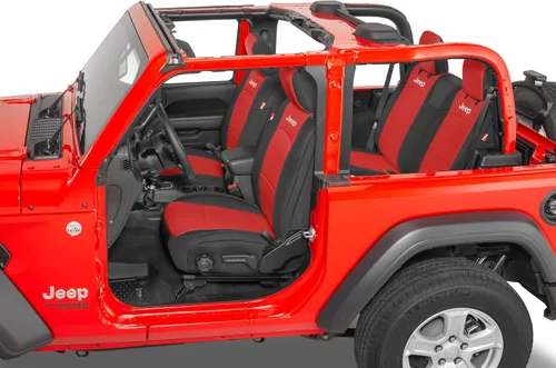 Miniatura 14 de Diver Down Neoprene Seat Cover Set - Fits Jeep JK 2007-2018 Wrangler 2-Door - Front and Back Seat Set - Custom Fit - Soft Padded Cushion Feel