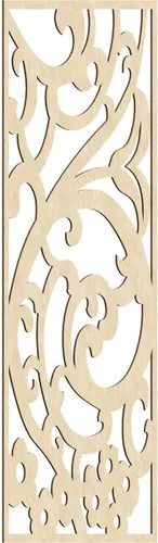 Miniatura 116 de Bridgewater - Paneles de pared decorativos de madera con calado, 9 3/8 pulgadas de ancho x 24 3/8 pulgadas de alto x 1/4 de alto, nogal