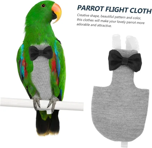 Miniatura 8 de iplusmile 5 unids Loro Pañal de pájaro traje de vuelo Paloma pañal cómodo pájaro ropa para loros