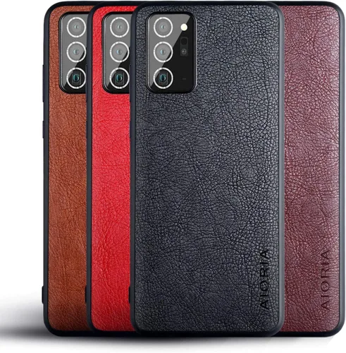 Miniatura 3 de AIORIA Para Samsung Galaxy Note 20 Case, 6.7 pulgadas Premium PU Leather Cover Retro Business Design Funda protectora completa para Samsung Note 20