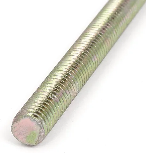 Miniatura 2 de uxcell Barra roscada macho de 0.049 in de paso M8 x 3.937 in, tono bronce, 6