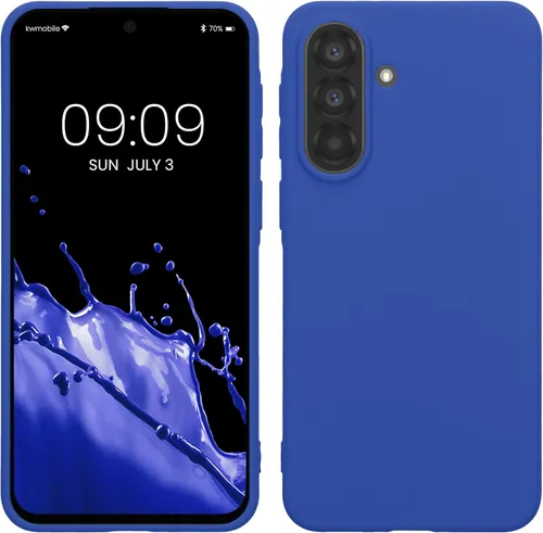 Miniatura 87 de kwmobile Funda compatible con Samsung Galaxy A23 4G / 5G - Funda de silicona TPU metálica suave y delgada - Rojo oscuro metálico