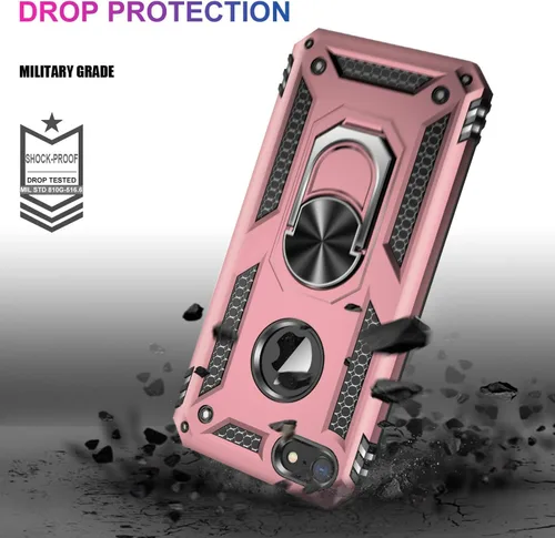 Miniatura 291 de Jeylly Funda para iPhone SE/Funda para iPhone 5S, Exterior de Plástico Duro que Absorbe Golpes + Interior de Silicona de Goma Defensor contra