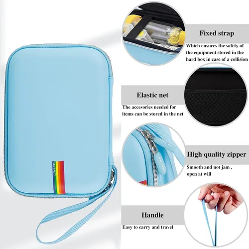 Miniatura 3 de Leayjeen Funda de viaje portátil - Estuche protector de carcasa dura para inhalador de asma