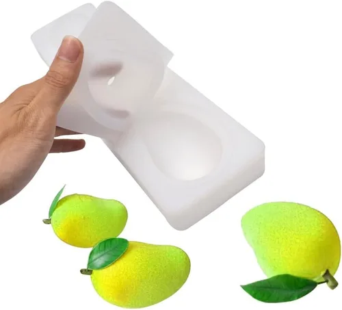 Miniatura 2 de Molde de Silicona para Postres Molde de Silicona para Pastel Para Hornear Molde de Fondant Forma de Fruta Caramelo de Azúcar Gelatina Utensilios
