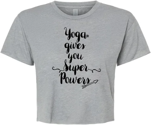 Miniatura 17 de Women's Screen Printed Crop Tee, Shirts With Sayings