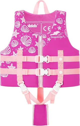 Gogokids Chaleco de natación para niños, flotadores para bebés – Chaleco de flotabilidad para niños y niñas para piscina y playa, para niños de 2 a