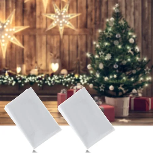 Miniatura 5 de Skylety Bolsa de almacenamiento de polietileno de Navidad, bolsa de almacenamiento para árbol de Navidad, contenedor grande transparente