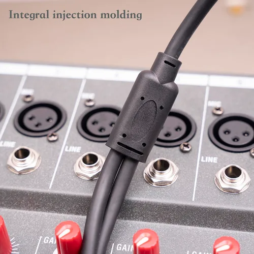 Miniatura 8 de Paquete de 5 cables divisores XLR hembra a doble macho en Y, hembra a 2 machos 3 pines XLR Y, divisor de 3 pines 1 F a 2 M para mezclador de 1 XLR F