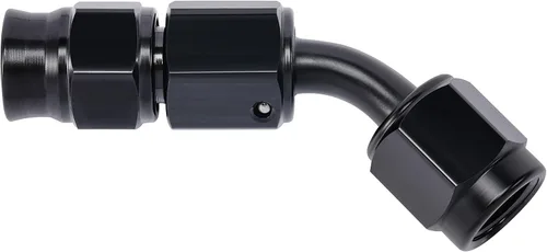 Miniatura 30 de EVIL ENERGY 3AN PTFE montaje extremo de manguera 30 grados negro para manguera de PTFE solamente