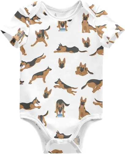 Miniatura 13 de vvfelixl Trajes de bebé lindos conjuntos de cachorros de manga corta de algodón ropa de bebé para niños niñas 0-24 meses