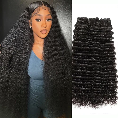 Miniatura 17 de Extensiones de pelo rizado brasileño de Selina, pelo virgen brasileño, 100 gramos/paquete, color natural (16 pulgadas, rizado)