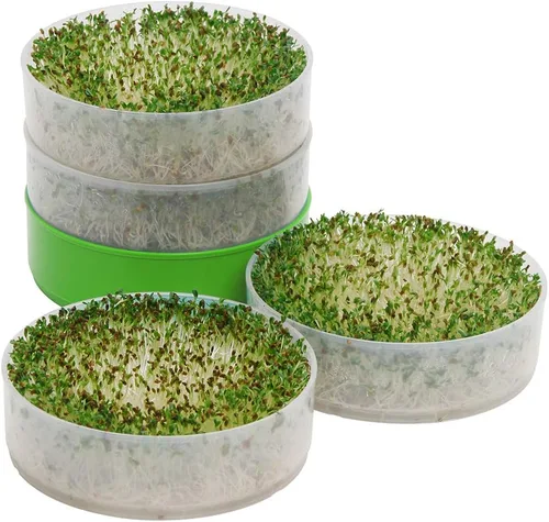 Miniatura 4 de Deluxe 4 bandejas para el cultivo en el hogar de brotes de semillas de VICTORIO VKP1200