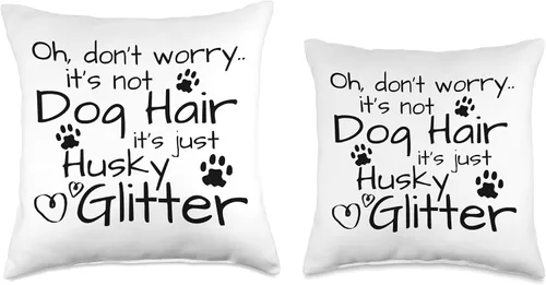 Miniatura 3 de Divertido perro propietario regalos y amante del perro ideas regalo regalo Husky amante perro mamá almohada de tiro 16x16, multicolor