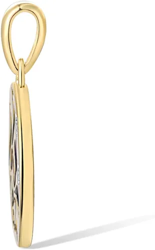 Miniatura 2 de Santuzza 925 Sterling Silver Flower Pattern Pendant for Women