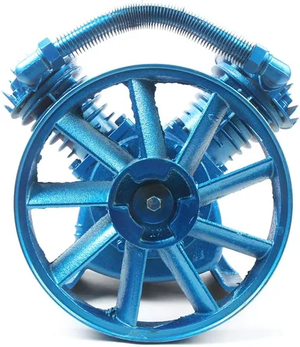 Miniatura 2 de 5HP 2 pistón V estilo doble cilindro compresor de aire bomba motor cabeza doble etapa herramienta de aire portátil de bajo ruido