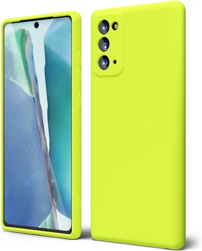 Miniatura 31 de oakxco Funda para teléfono Samsung Galaxy Note 20 Ultra de silicona líquida, bonita funda delgada y fina de goma suave TPU lisa y suave de gel