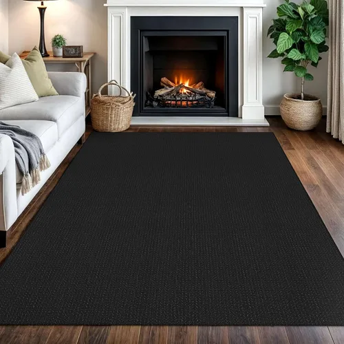 Miniatura 151 de IOHOUZE Alfombra de Área Lavable 4x6 Antideslizante con Respaldo de Goma Alfombras Tejidas para Entrada Interior Alfombras de Dormitorio Alfombra