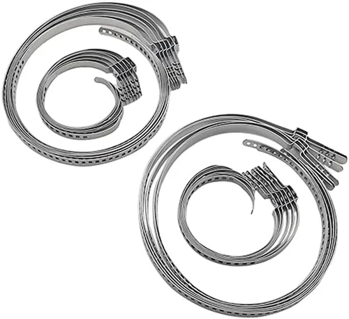 Miniatura 6 de Kit de abrazaderas de arranque CV – Abrazaderas de crimpado de junta de eje ajustable universal de acero inoxidable para arranque de eje