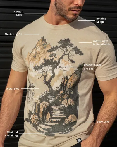 Miniatura 3 de INTO THE AM - Camisetas gráficas para hombre, con diseño espacial y de ovni, tallas S-4XL
