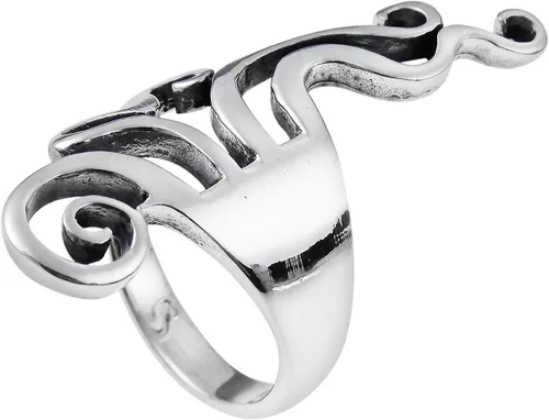 Miniatura 3 de Anillo de plata de ley 925 de AeraVida único contemporáneo