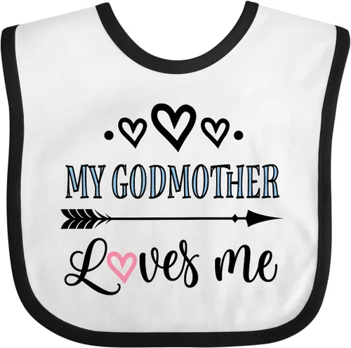 Miniatura 7 de inktastic Babero para bebé My Godmother Loves Me Godchild